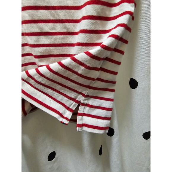 Boden 13-14Y striped lion crown embroidered front pocket long sleeve shirt - Picture 6 of 8